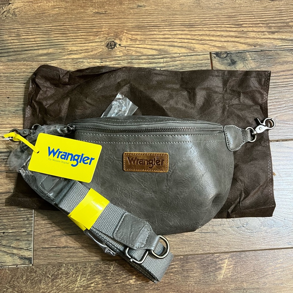 Wrangler Gray Crossbody Bag